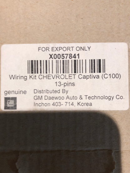 Original GM Chevrolet Captiva C100 E-Satz Anhängerkupplung Neu