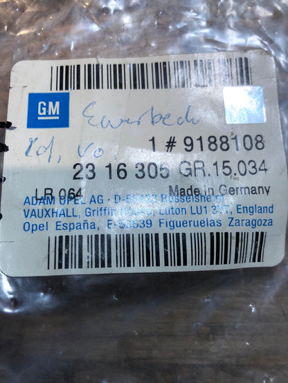 Original GM Opel Astra G Zafira A Verkleidung Sitz 3. Reihe rechts Neu