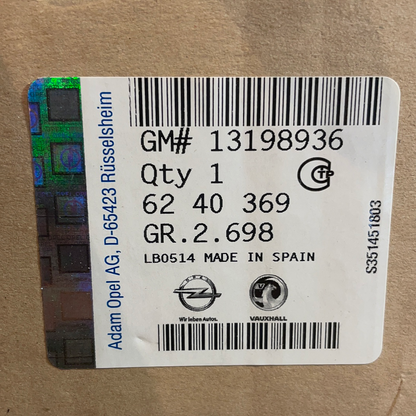 Original GM Opel Astra H 1.7 CDTI Lichtschalter Neu