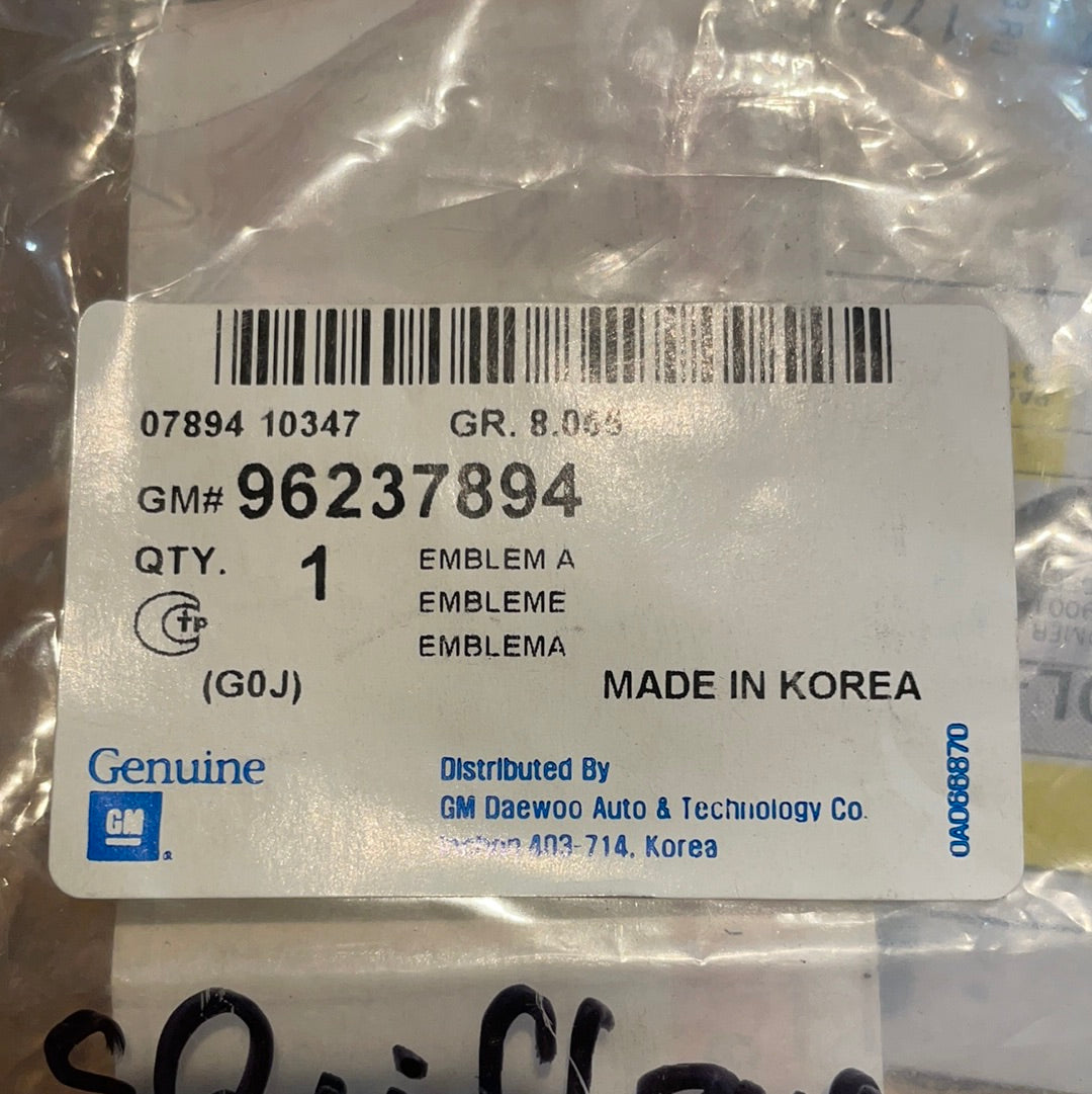 Original GM Chevrolet Nubira Schriftzug/ Emblem Neu