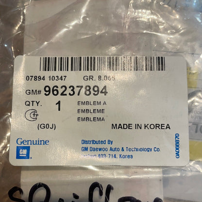 Original GM Chevrolet Nubira Schriftzug/ Emblem Neu