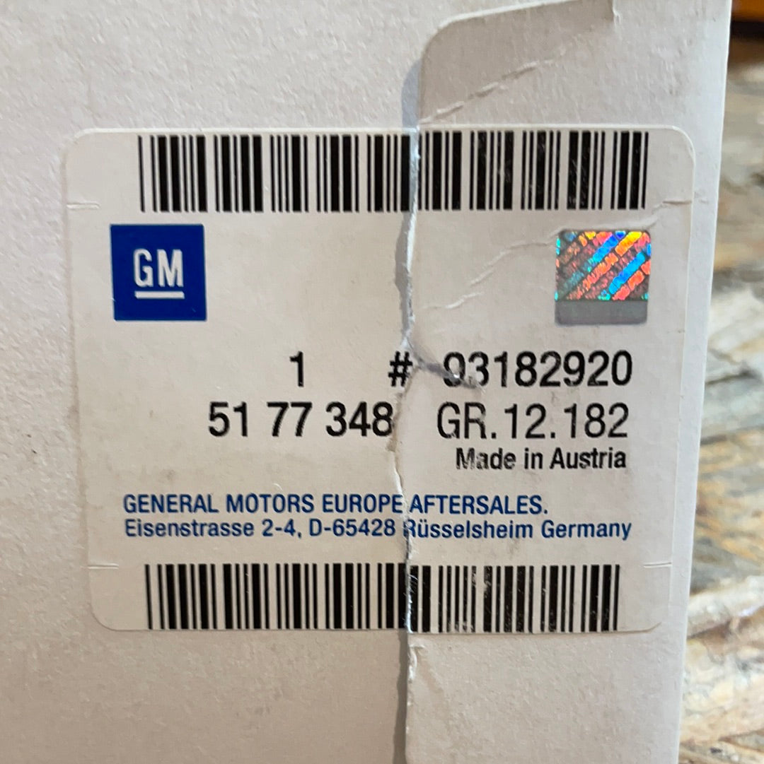 Original GM Opel Zafira B Schriftzug hinten Neu