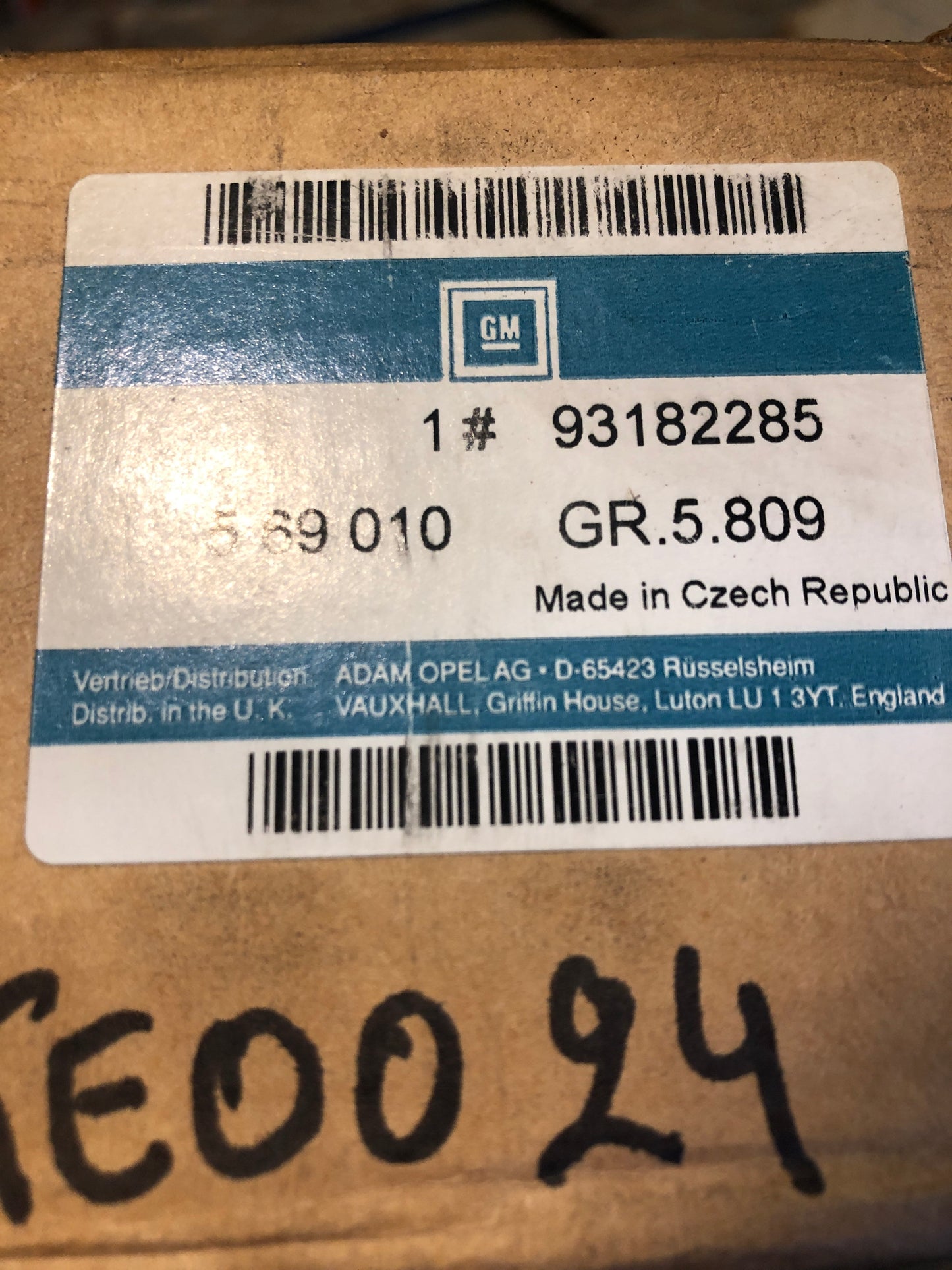 Original Opel Astra F Corsa B Combo B Bremsscheibe Neu