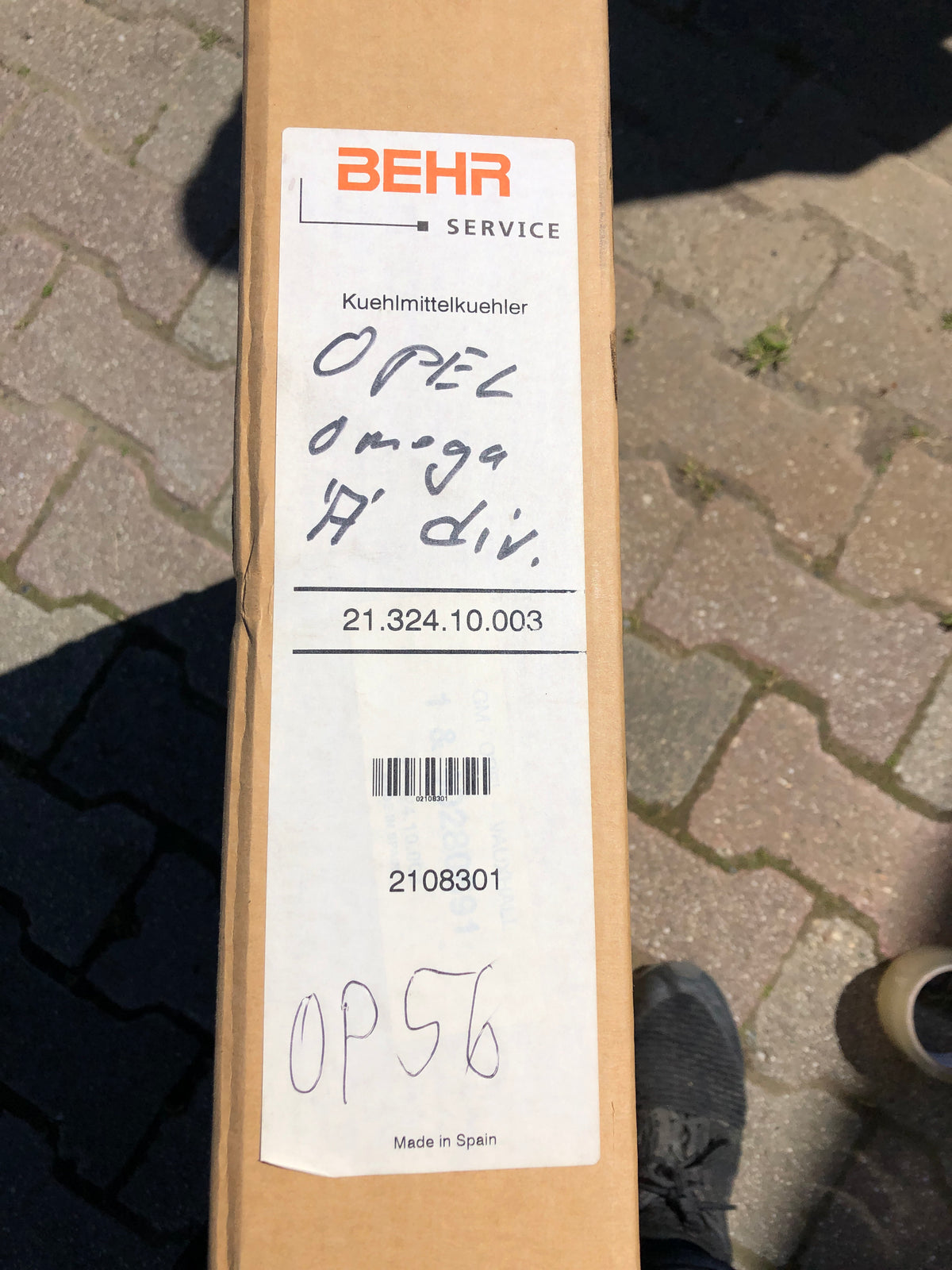 Behr Opel Omega A Kühler Neu