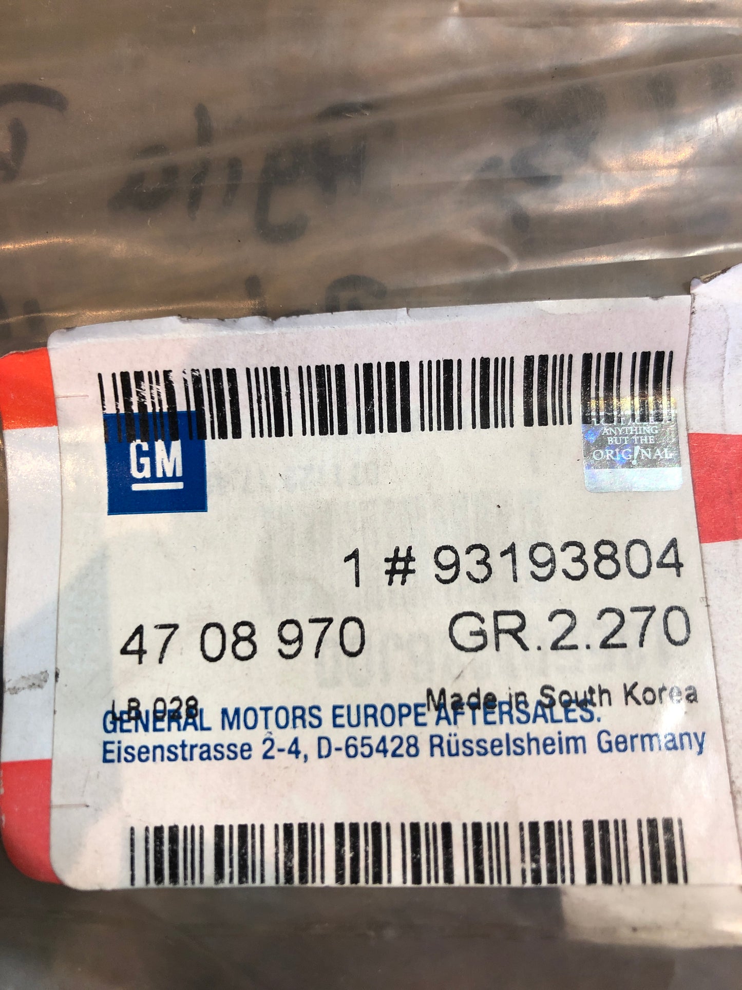 Original GM Opel Agila A/B Astra H Glühkerze Neu