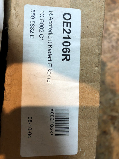 Arteb Opel Kadett E Kombi Rückleuchte Links Neu