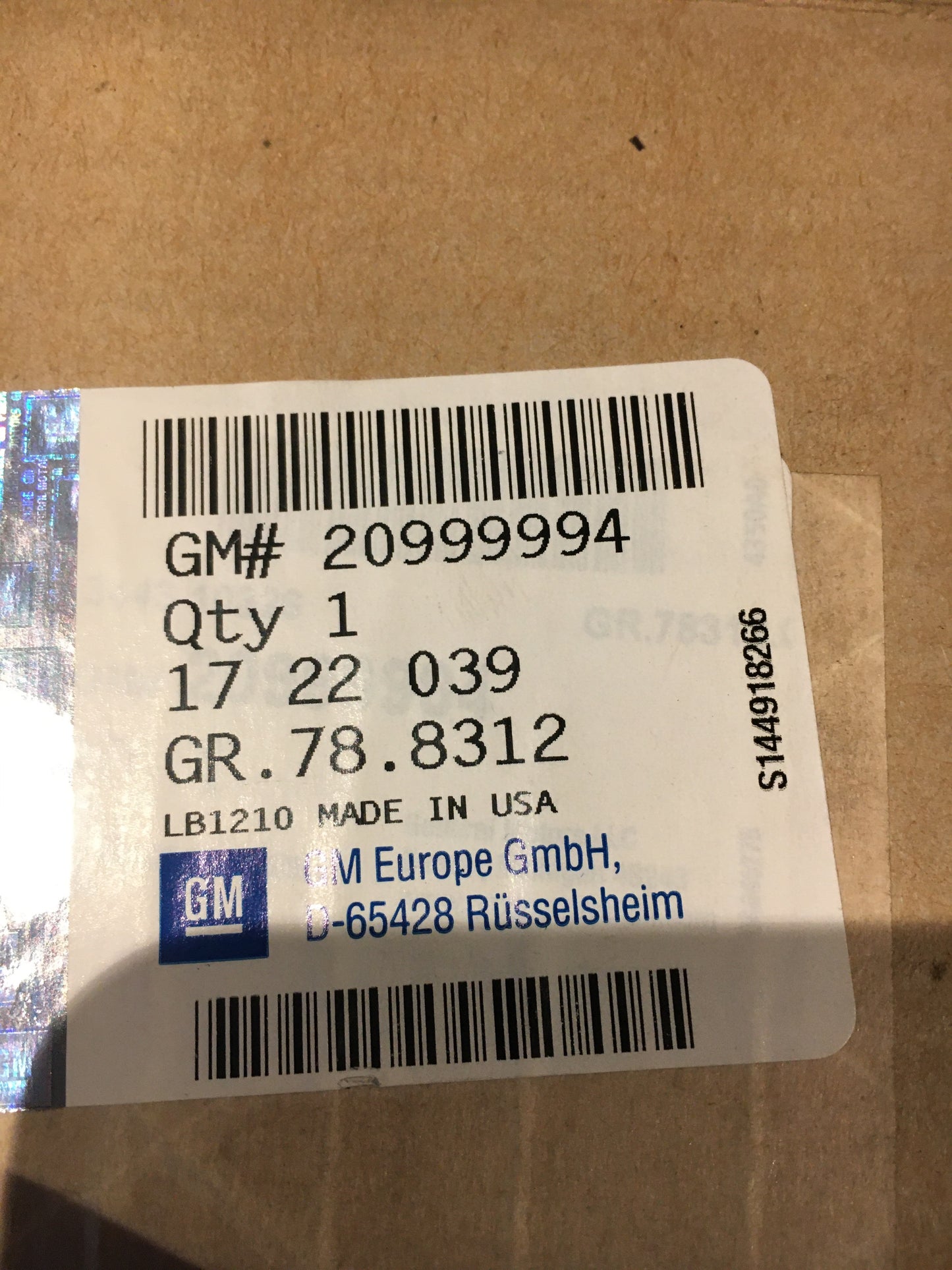 Original Astra J Ladekantenschutzfolie NEU