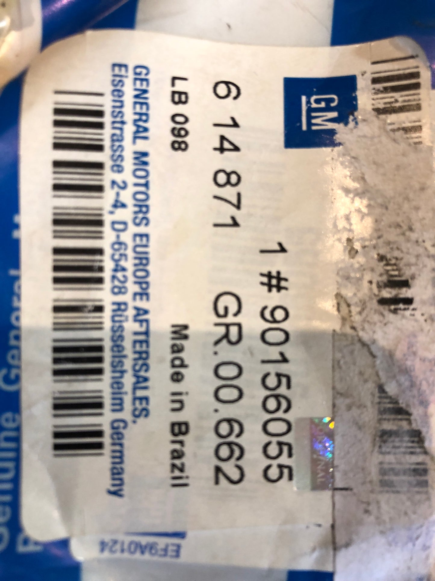 Original GM Opel Distanzstück Nockenwellenrad Neu