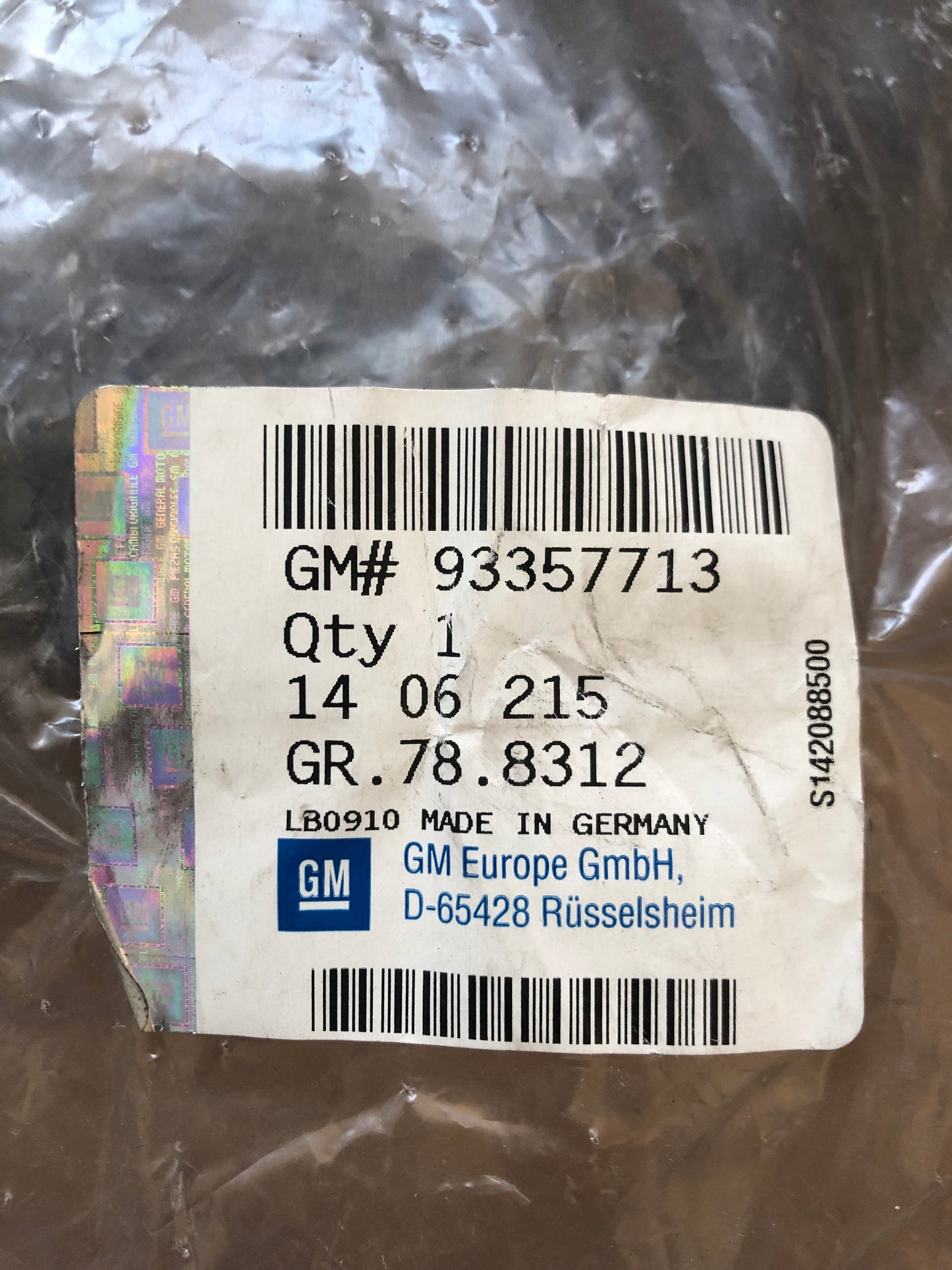 Original GM Opel Astra GTC Halter Führung Stoßstange hinten rechts Neu