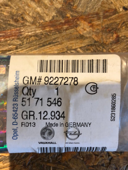 Original GM Opel Corsa C Zierleiste Türleiste Seitenwand hinten rechts Neu