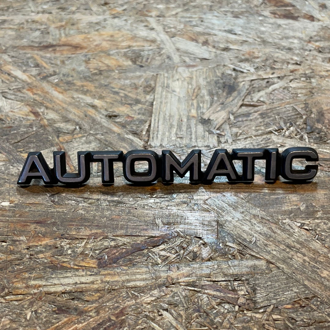 Original GM Opel Rekord D Emblem „Automatic“ Neu