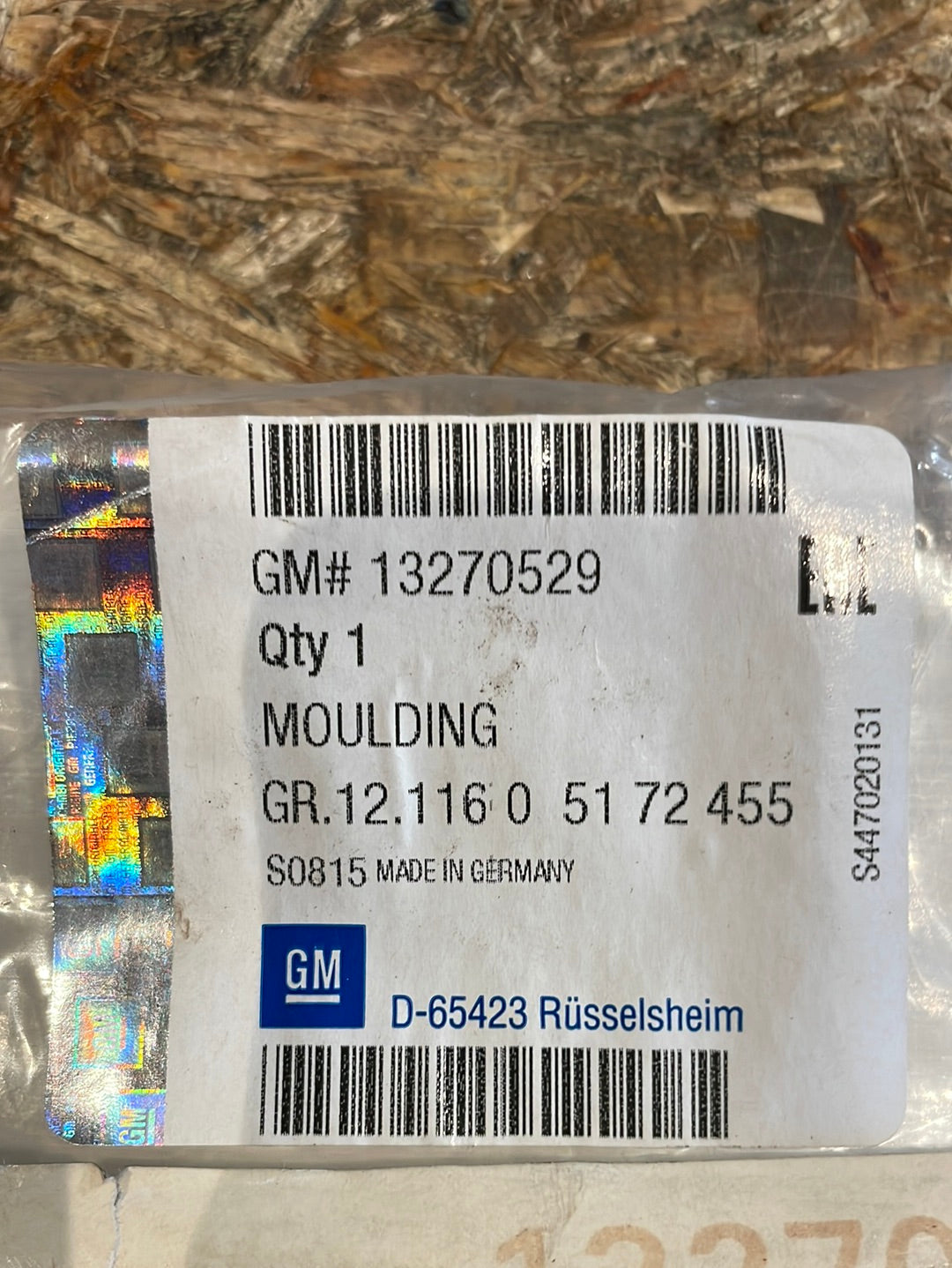 Original GM Opel Corsa D Zierleiste Seitenwand vorne links Neu