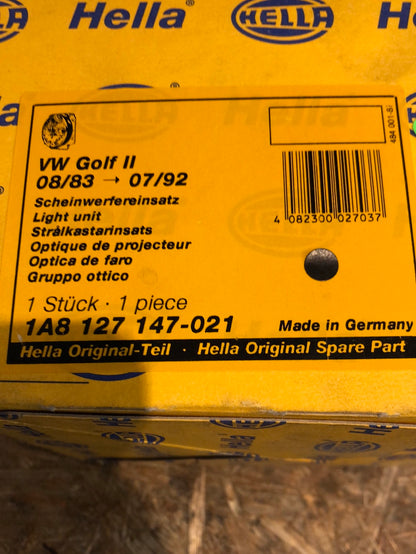 Original Hella VW Golf 2 Bj. 83 - 92 Scheinwerfereinsatz Neu