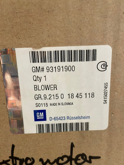 Original GM Opel Astra H Elektromotor Innenraumgebläse Heizungsgebläse Neu