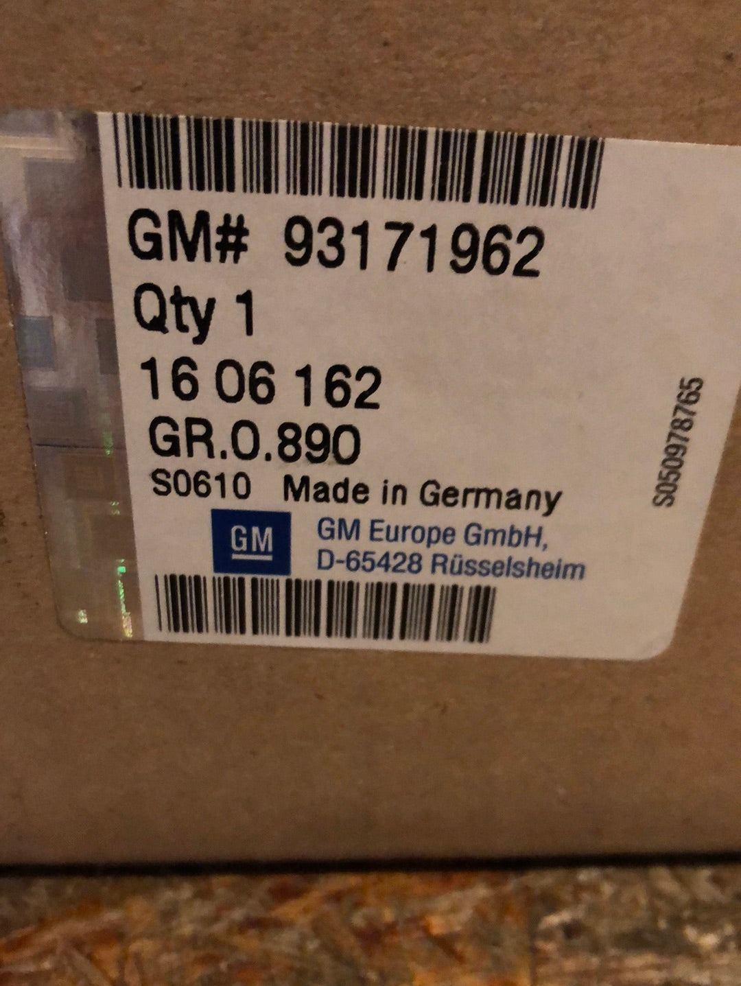 Original GM Opel Omega A Kupplung Neu