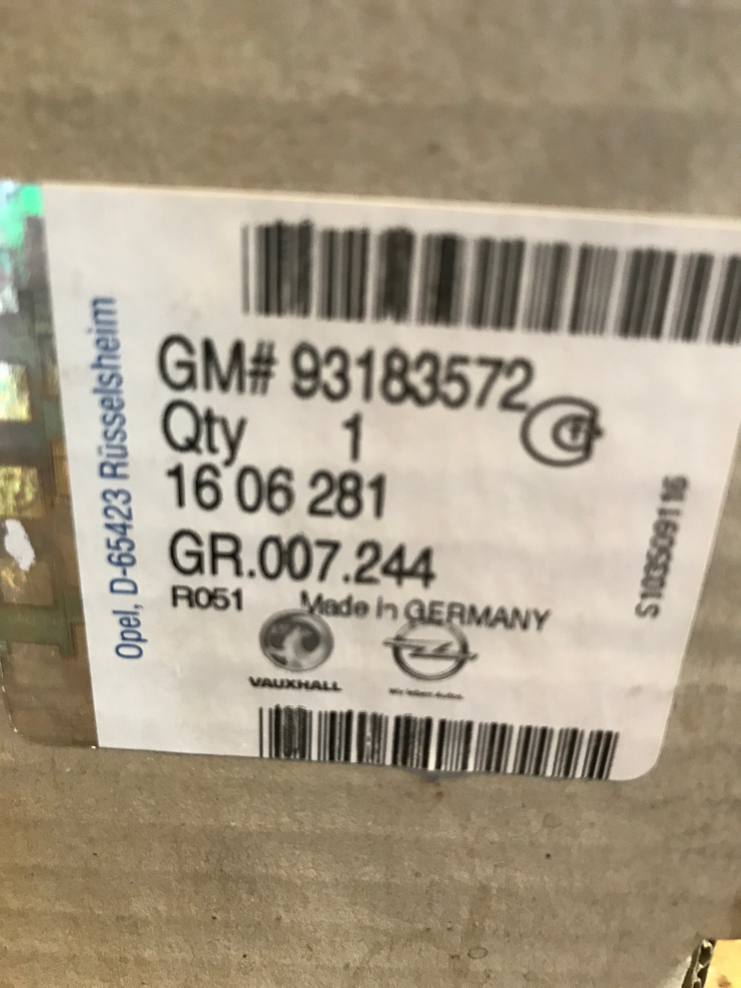 Original Astra G Zafira A 1,6 16 V Zahnriehmensatz für Wasserpumpe NEU
