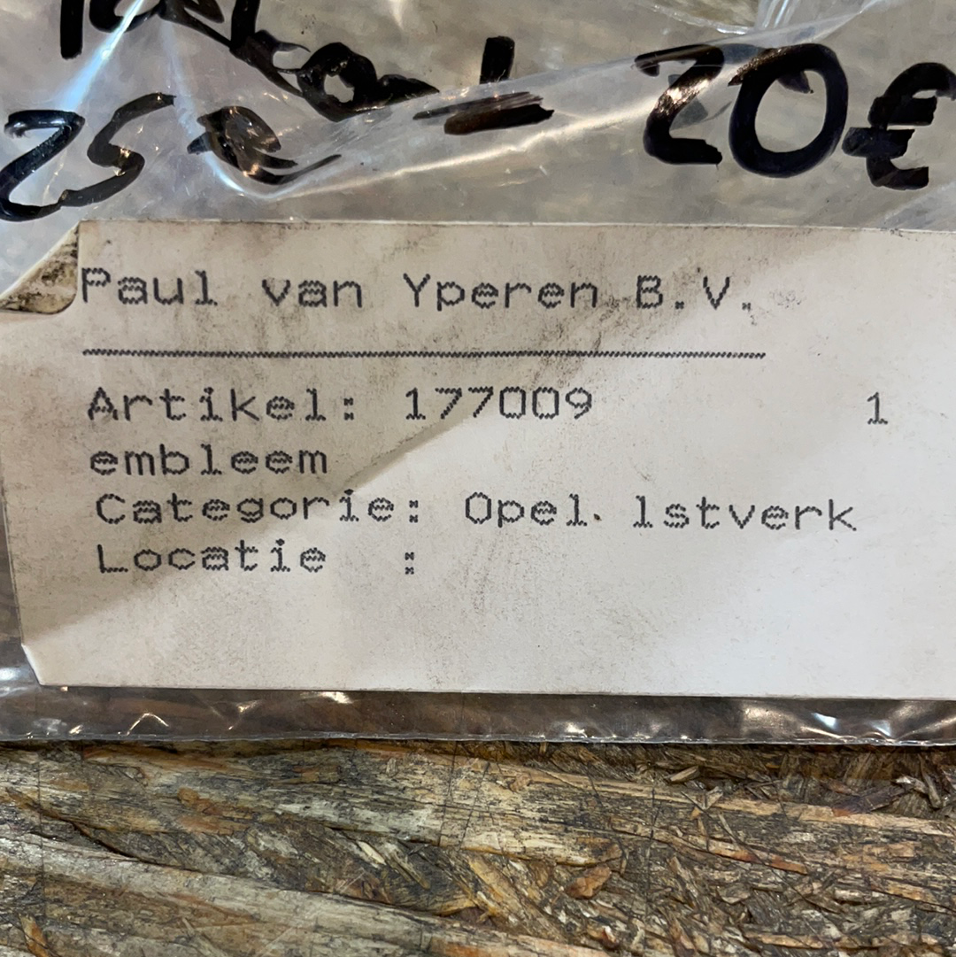 Original GM Opel Rekord D Emblem „Automatic“ Neu