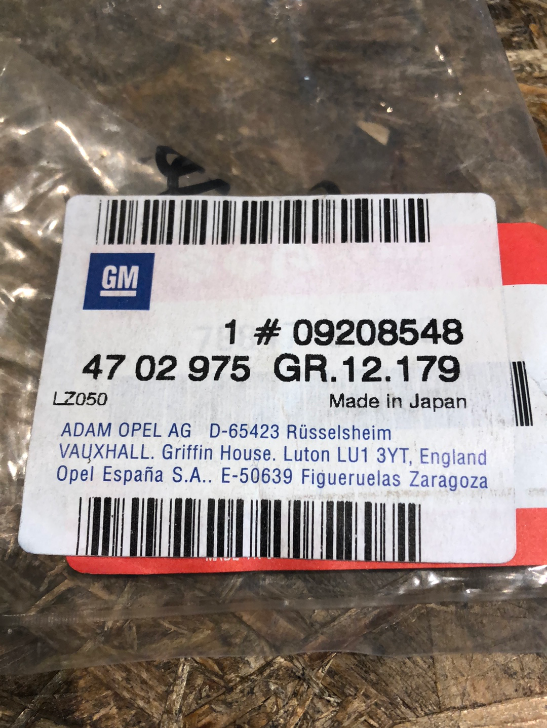 Original Opel Astra G Dämpferplatte Neu