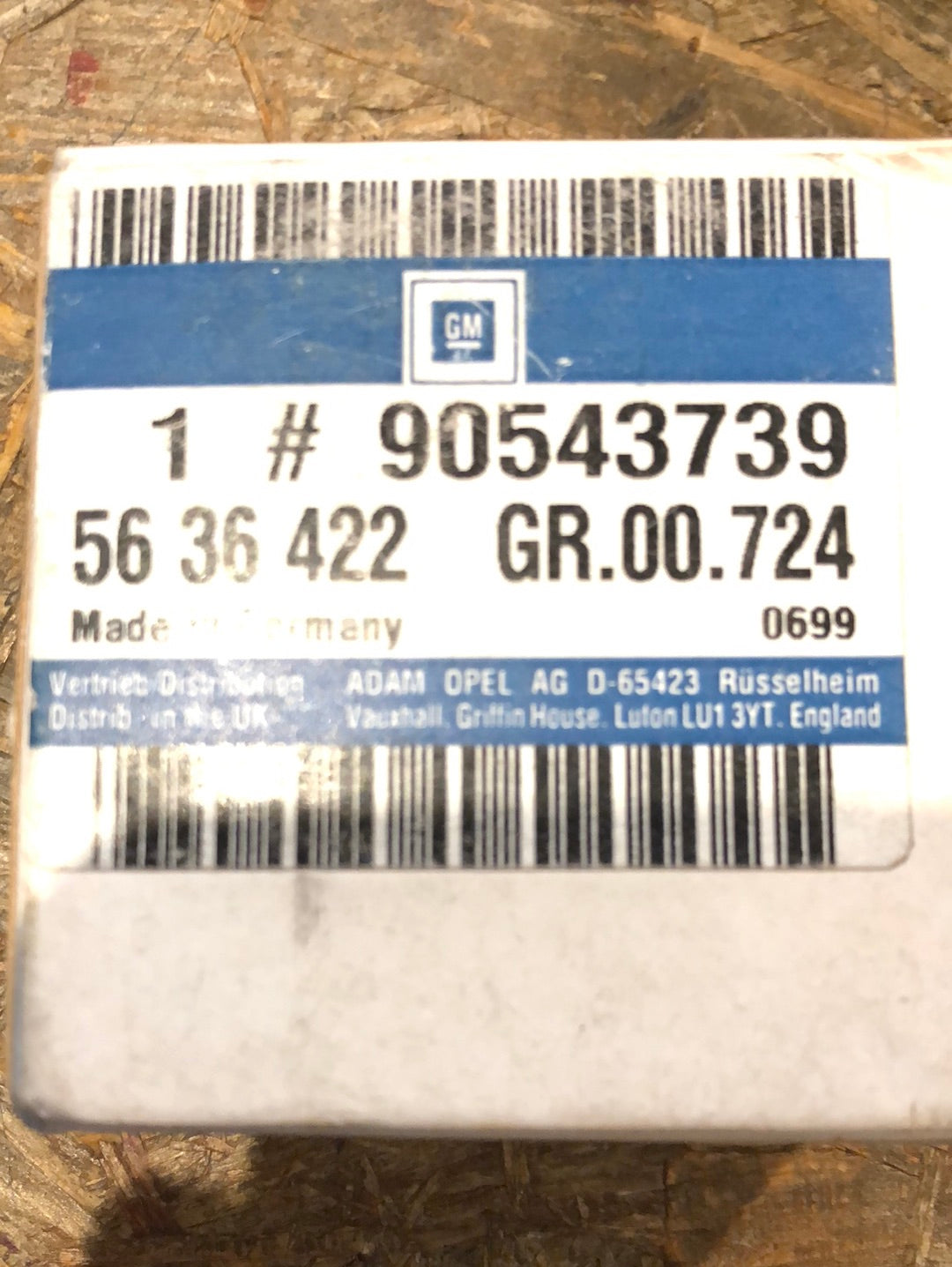 Original GM Opel Calibra Vectra Omega Umlenkrolle Zahnriemen Neu