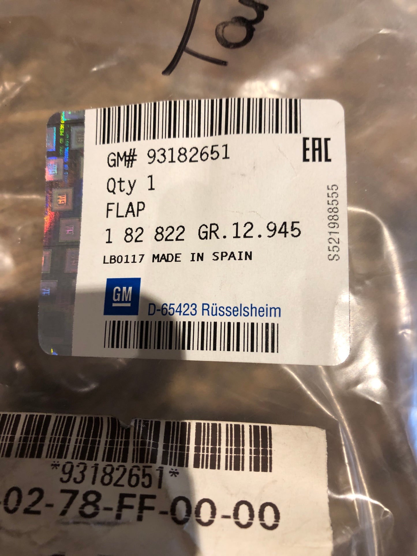 Original GM Opel Astra 1.9 88KW Tankdeckel Neu