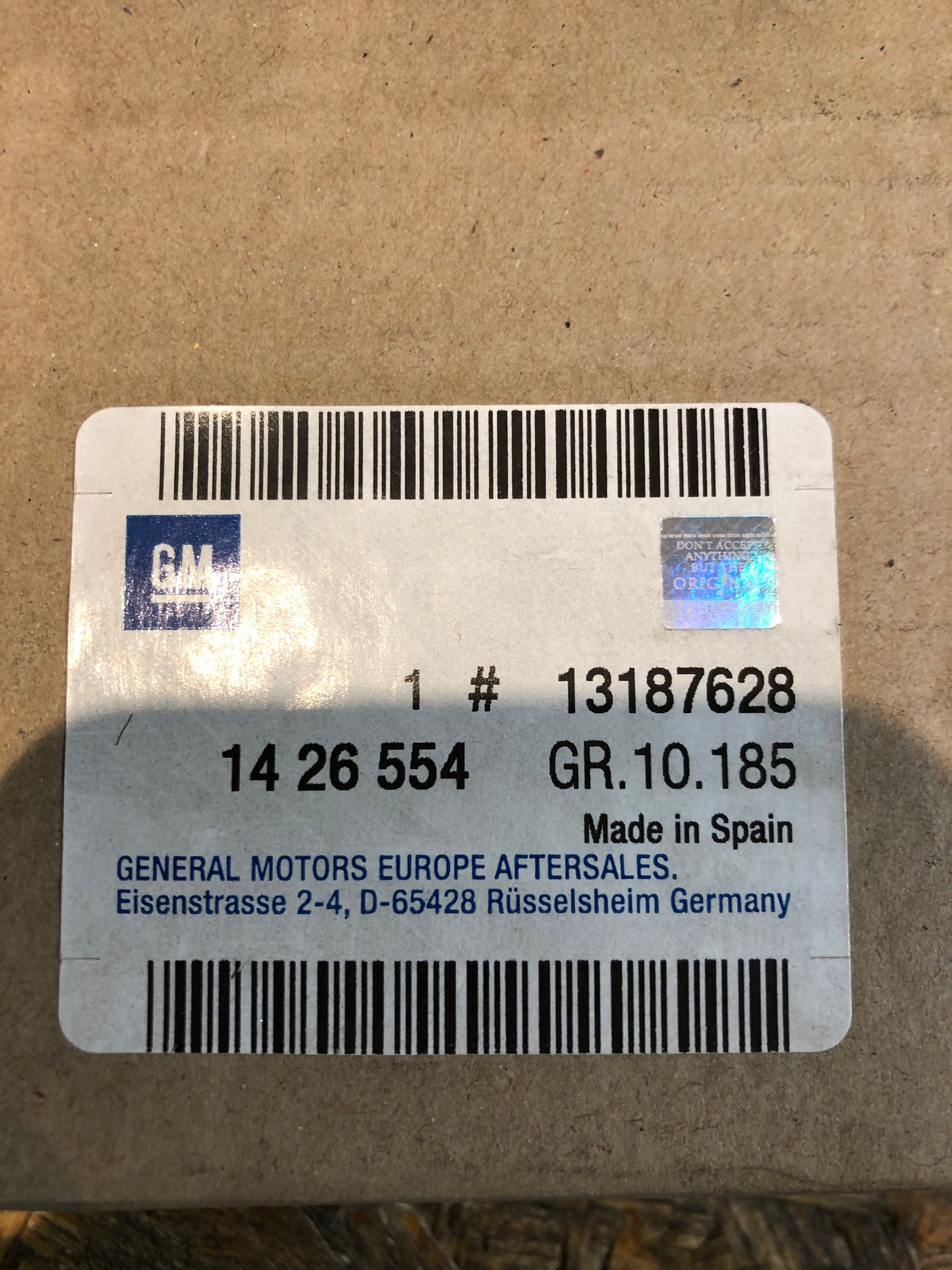 Original GM Opel Corsa D Spiegelglas Außen Rechts Neu