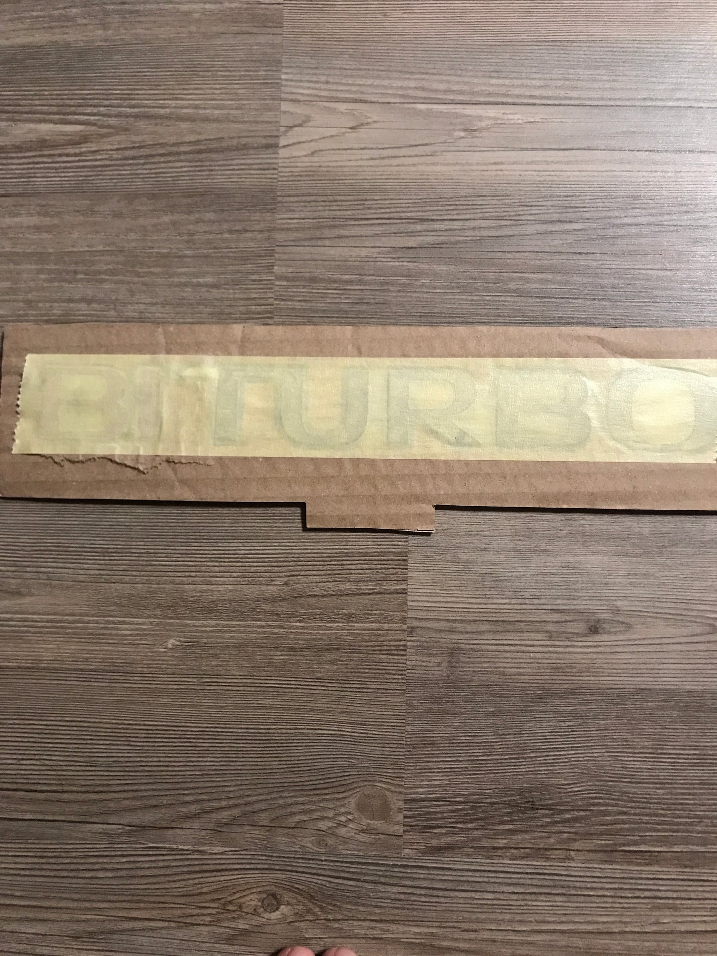 Original BITURBO Schriftzug hinten NEU