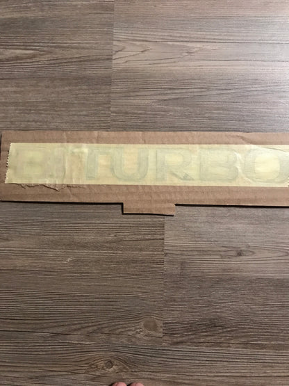 Original BITURBO Schriftzug hinten NEU