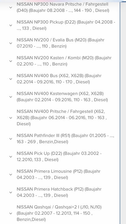 Original Nipparts Nissan Infiniti UVM. Siehe Bild Luftmassenmesser NEU