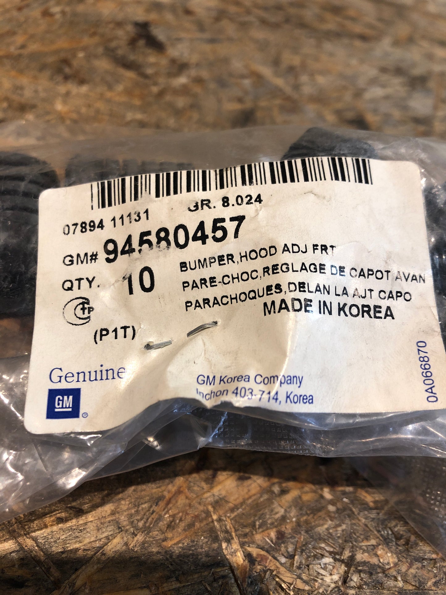 Original GM Chevrolet Spark Dämpfer Motorhaube Neu