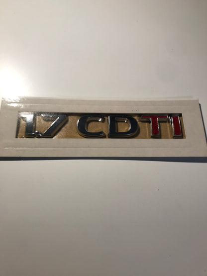 Original 1,7 CDTI Schriftzug für Corsa D NEU