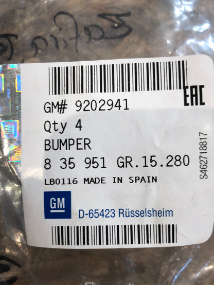 Original GM Opel Zafira B C Gummipuffer Neu