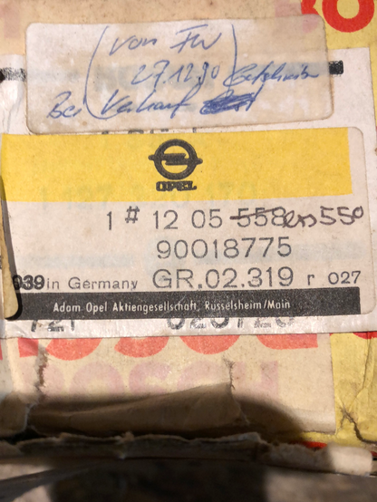 Original GM Opel Ascona C Diodenplatte Lichtmaschine Neu