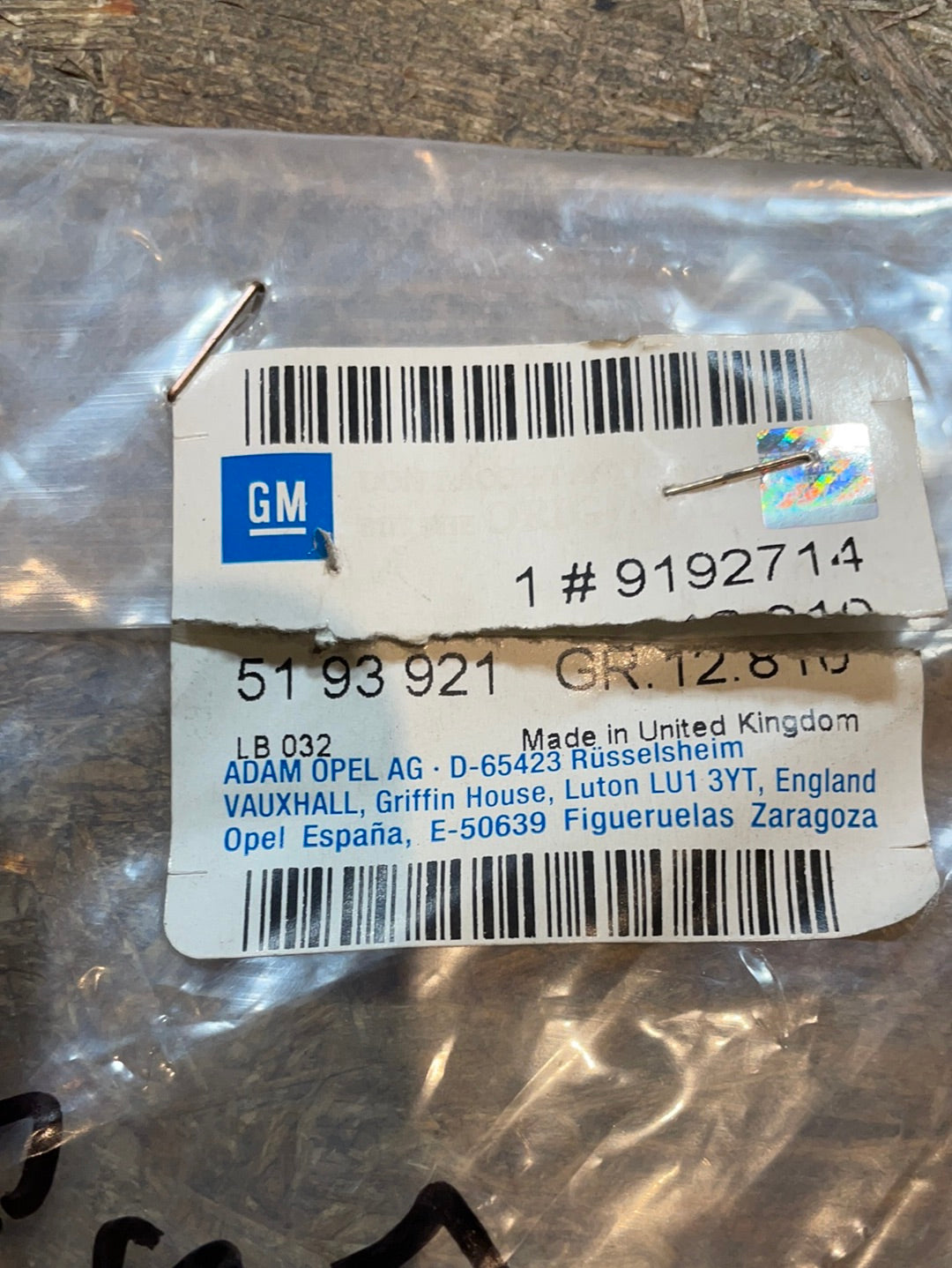Original GM Opel Vectra B Astra G Zafira A Schiebedach Aussteller rechts Neu