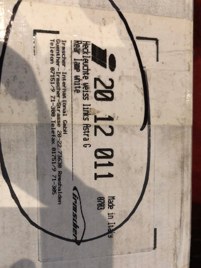 Original Irmscher Opel Astra G Heckleuchte links Neu