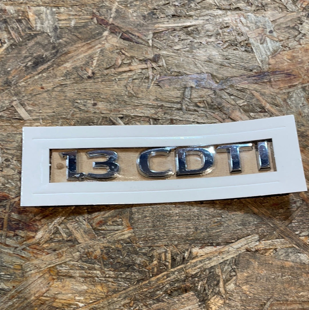 Original GM Opel Corsa D CDTI Emblem Heckklappenemblem Neu