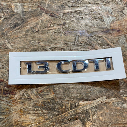 Original GM Opel Corsa D CDTI Emblem Heckklappenemblem Neu