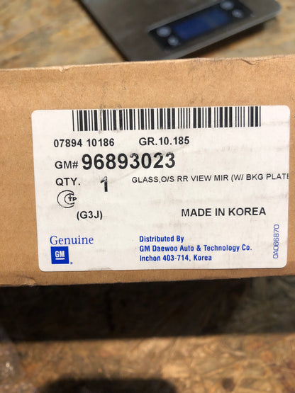 Original GM Chevrolet Cruze Spiegelglas rechts Neu
