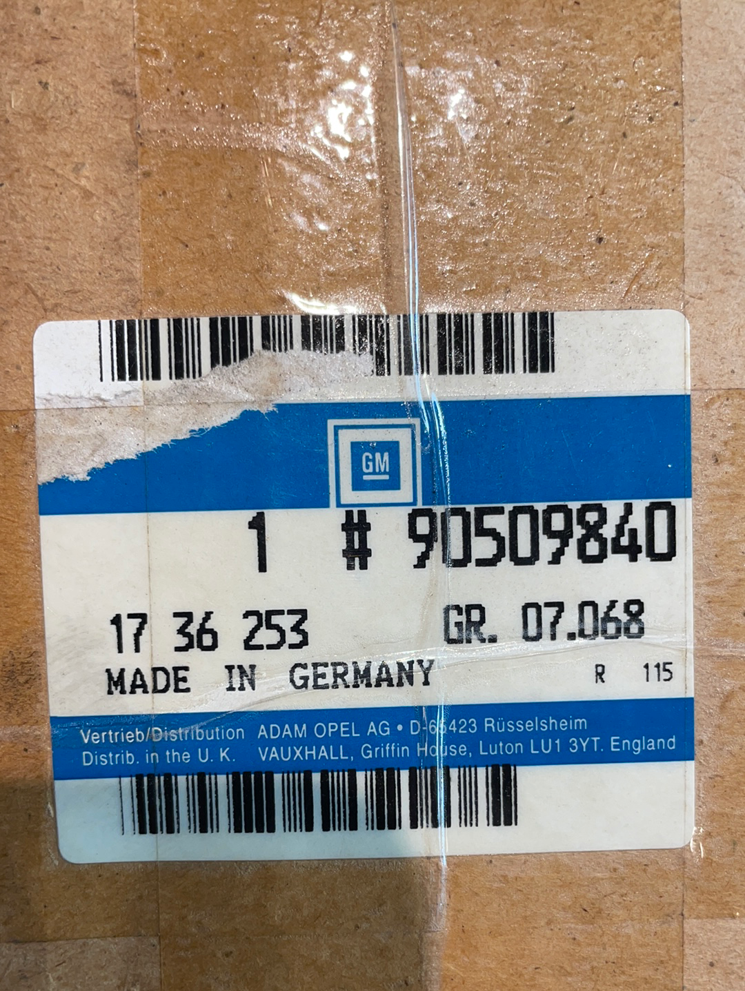 Original GM Opel Vectra A E-Satz Anhängerkupplung Neu