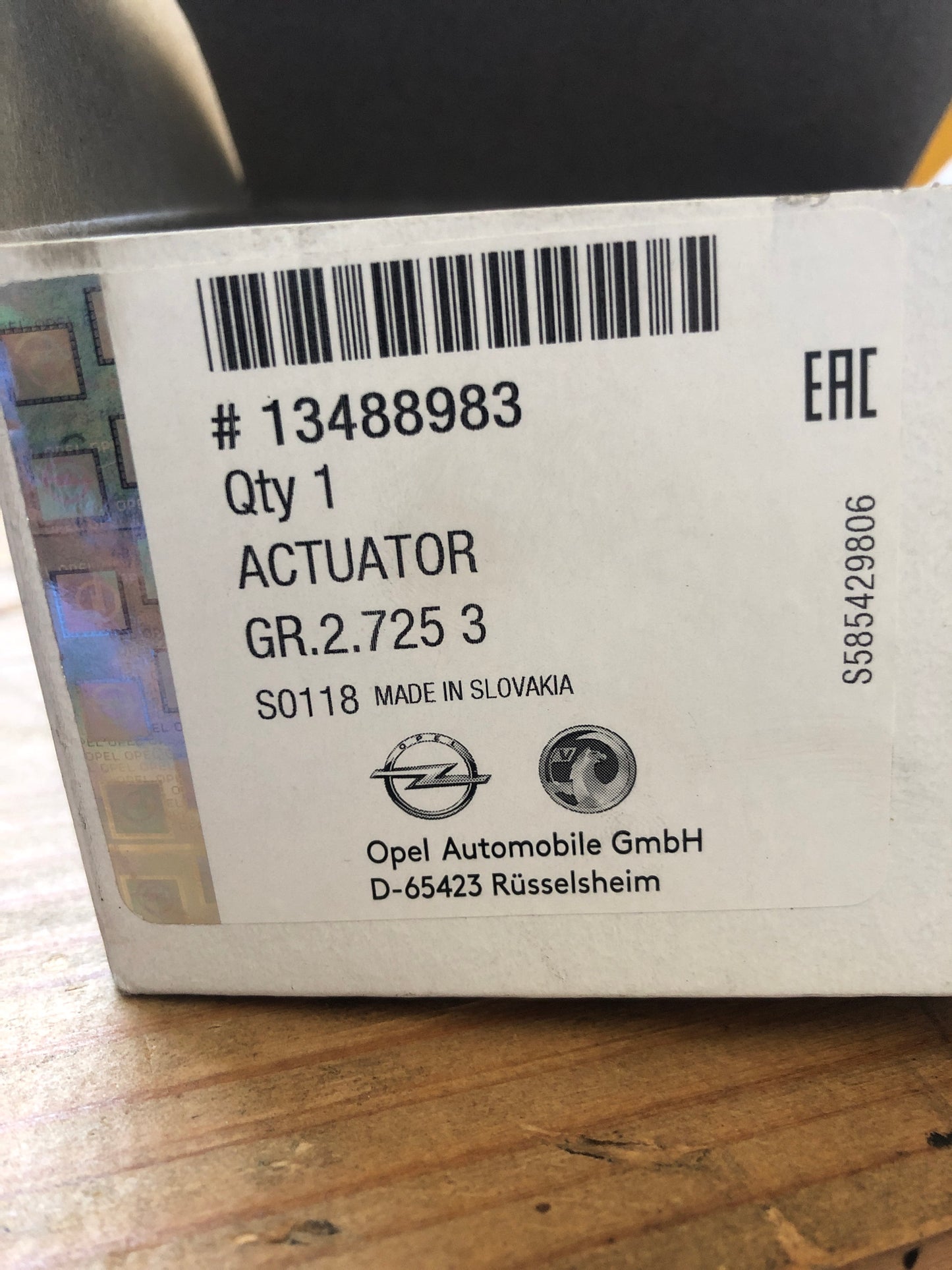 Original GM Opel Astra J Insignia Stellmotor Leuchtweitenregulierung Neu