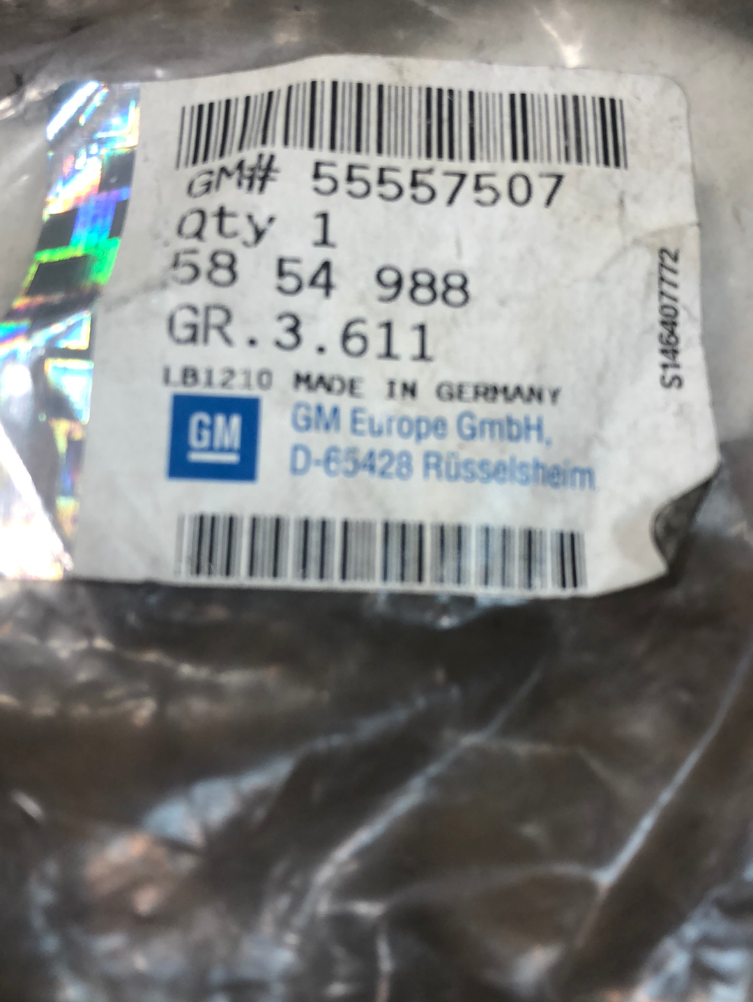 Original Opel Corsa C Dichtung Katalysator an Auspuffrohr Neu