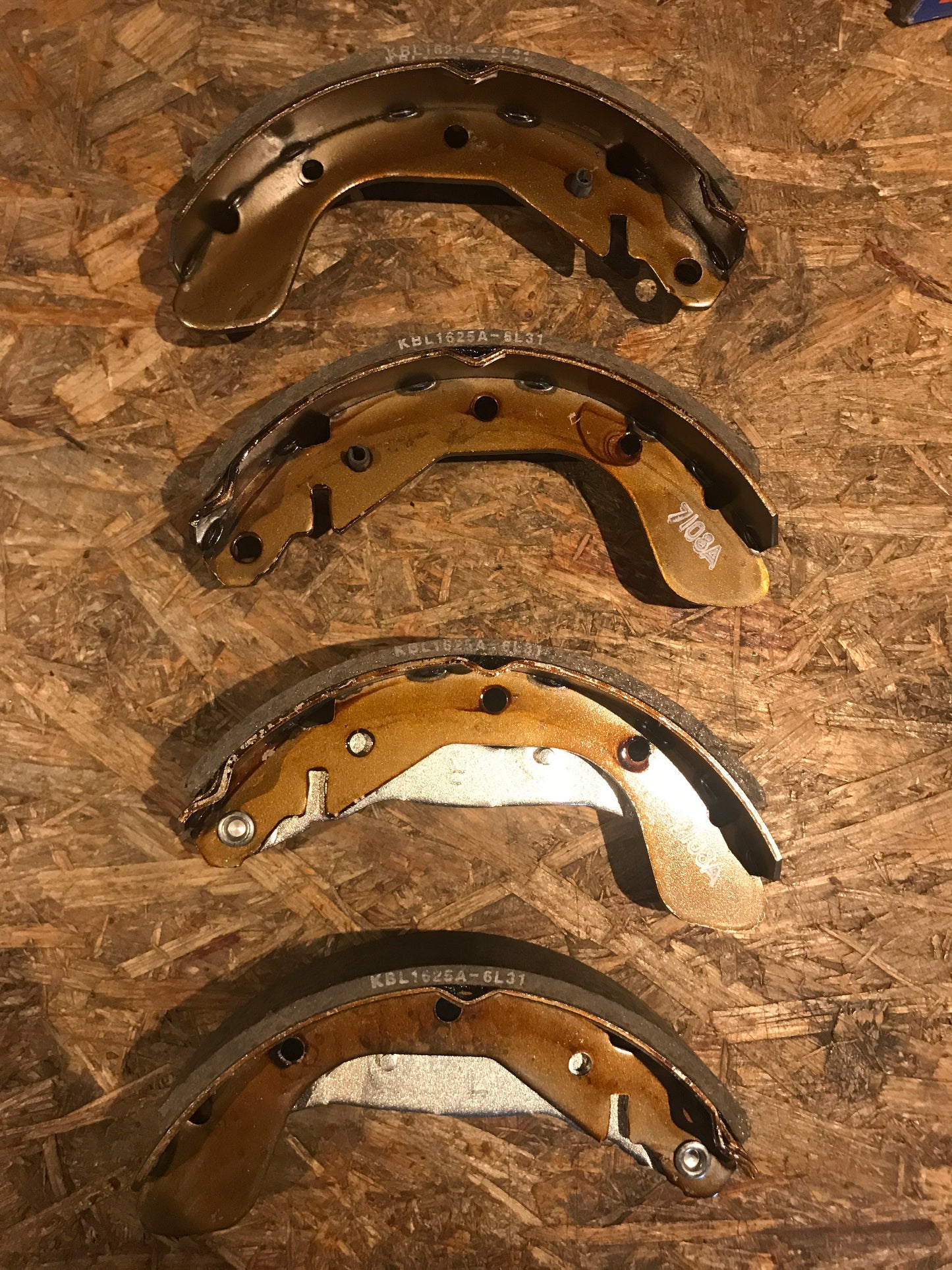 Original Chevrolet Nubira X Bremsbeläge hinten NEU