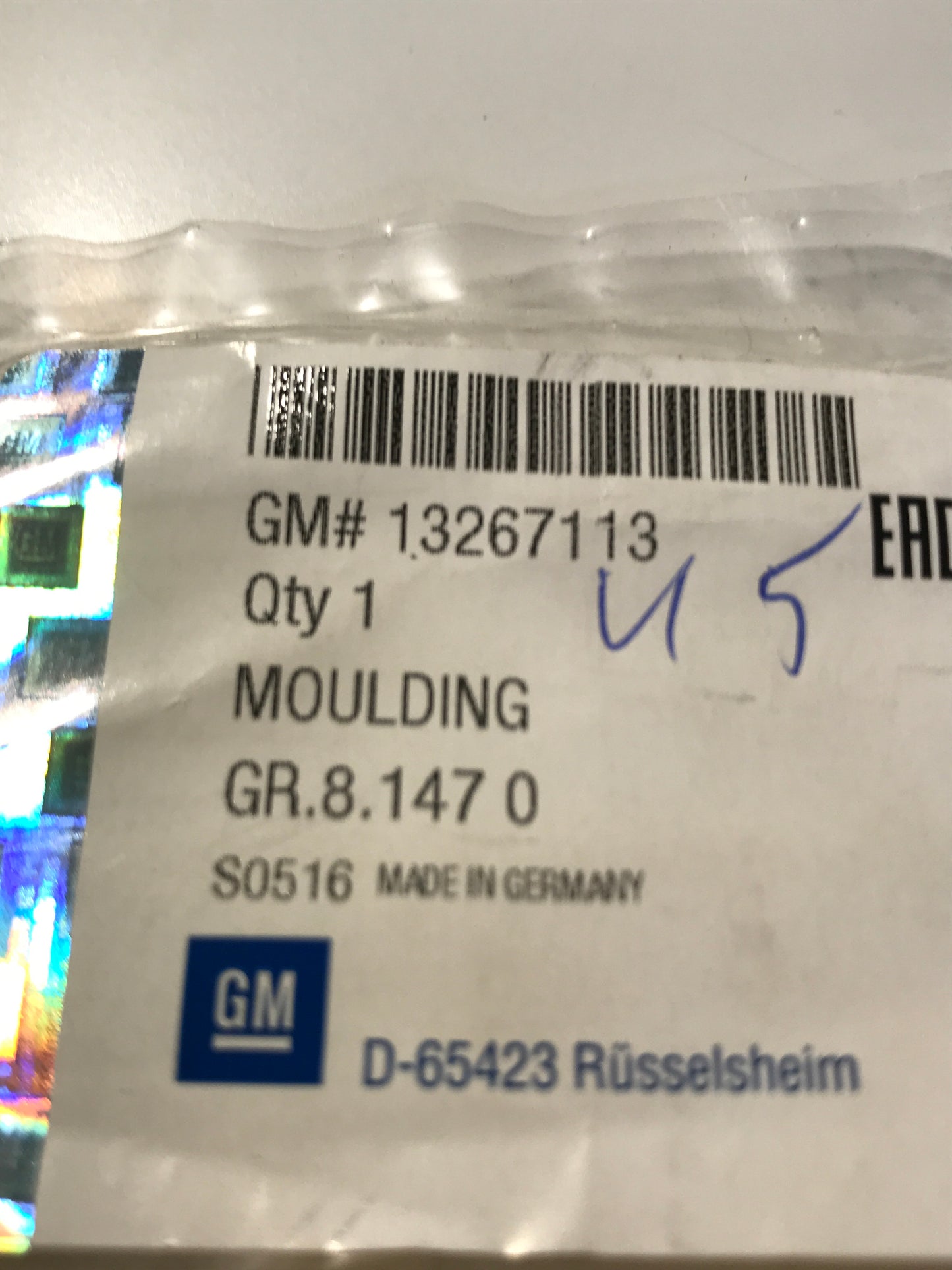 Original Astra J Einstiegsleiste vorne rechts NEU