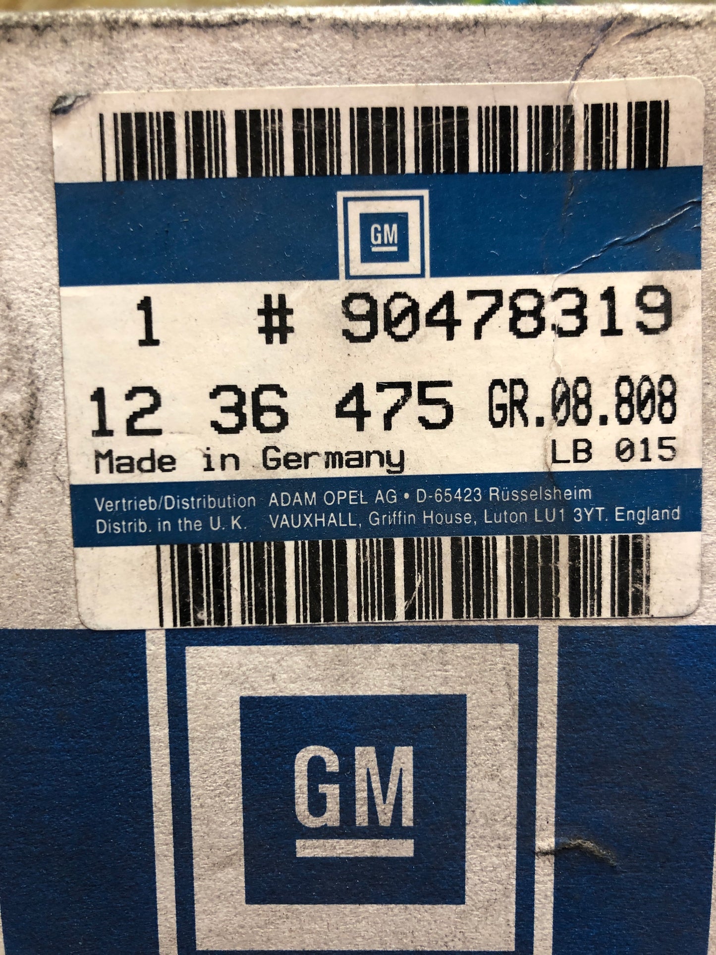 Original GM Opel Astra F Display Boardcomputer Uhr Neu