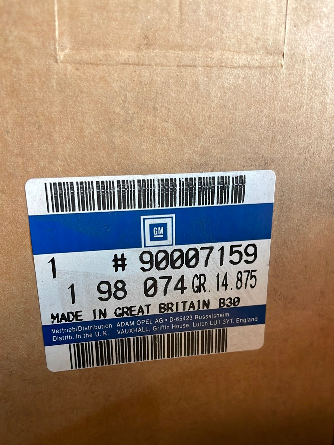 Original GM Opel Kadett E Sicherheitsgurt links Neu