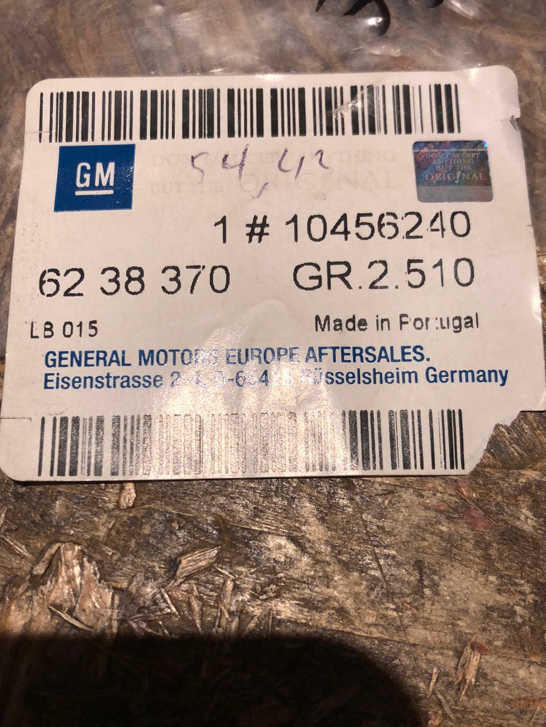 Original GM Opel Corsa Astra Zafira Klopfsensor Neu