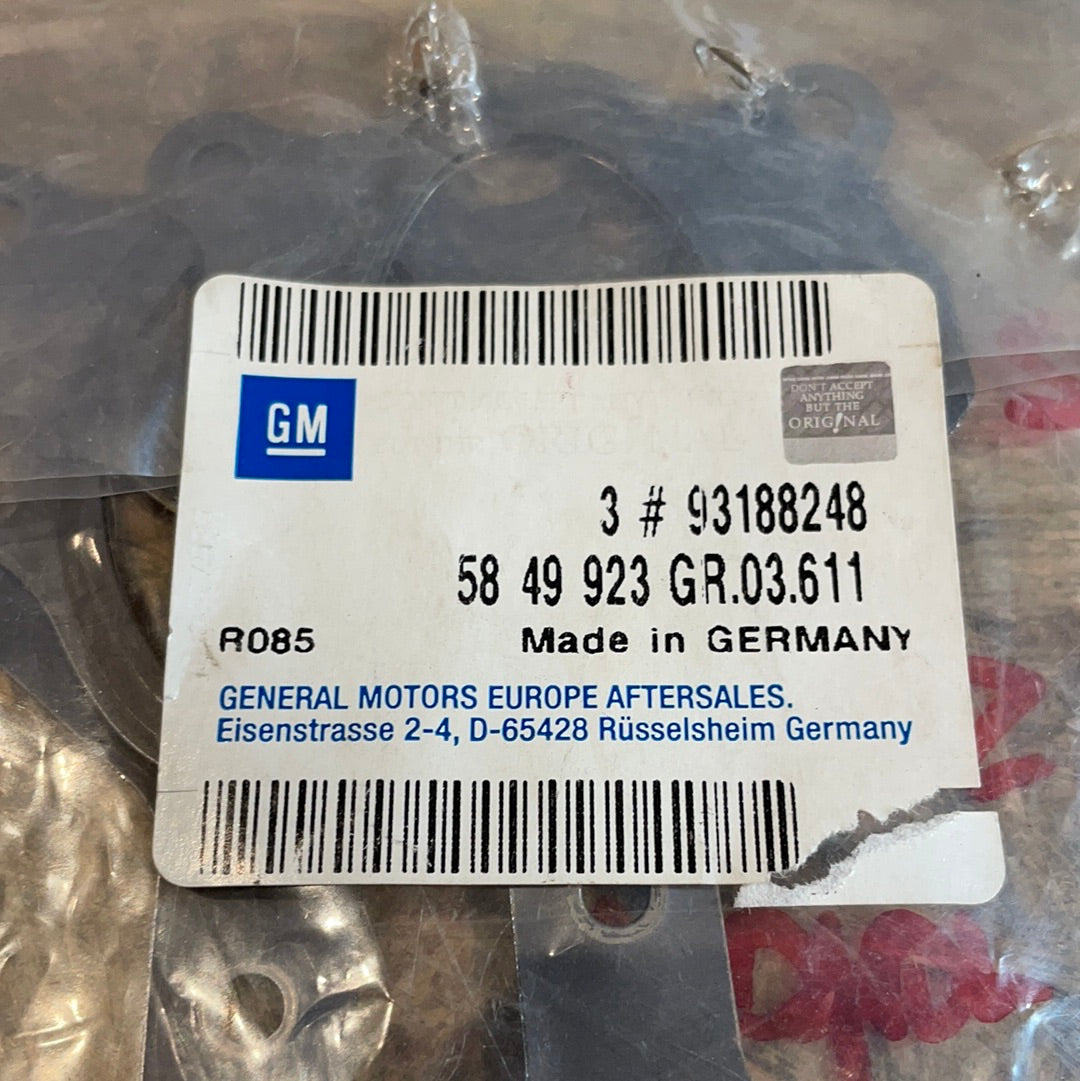 Original GM Opel Omega B Y25TD Auspuff Dichtung Neu