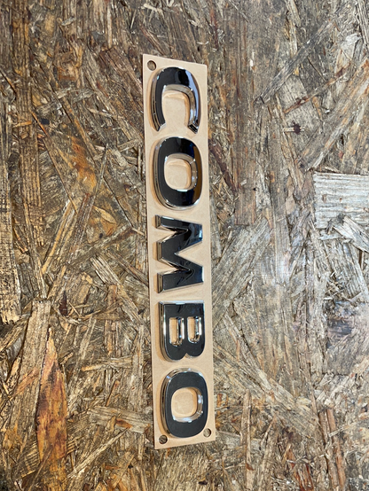 Original GM Opel Combo Schriftzug Emblem hinten Neu