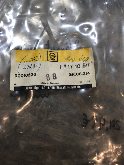 Original Opel Kadett GSI Schmutzfänger hinten NEU