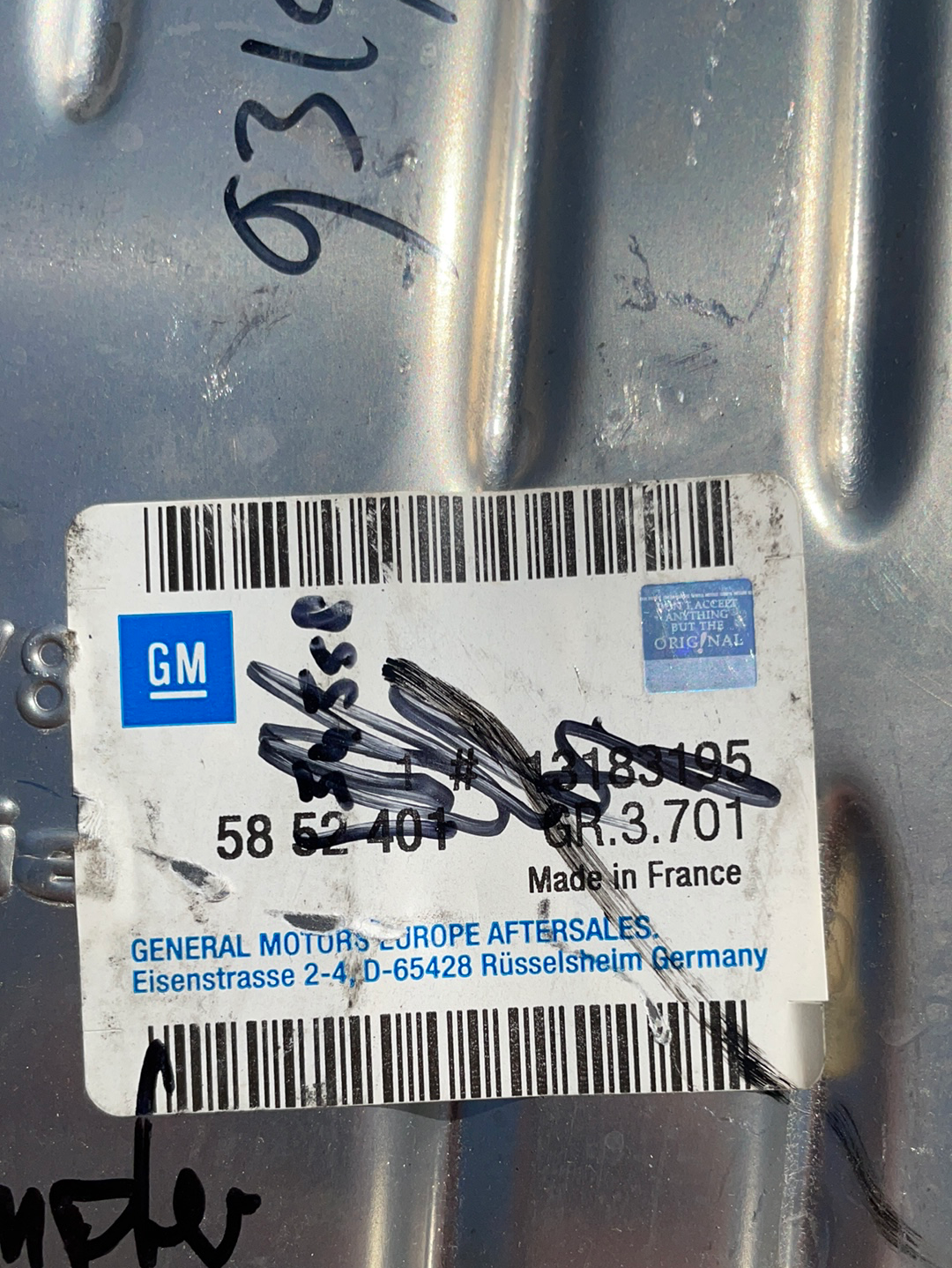 Original GM Opel Astra G 1,8L 2,0L Endschalldämpfer Neu