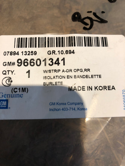 Original GM Chevrolet Spark Bj. 05-10 Abdichtung Neu